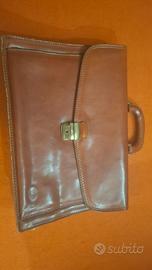 Borsa ventiquattrore professionale in vera pelle