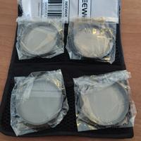 kit filtri per obiettivo macro close up da 55mm