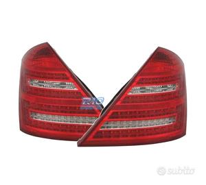 FANALI MERCEDES CLASSE S W221 05-11 LED ROSSO CROM