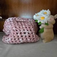 Clunch bag Jeans rosa 