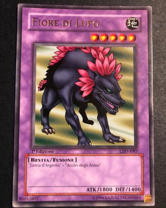 Yugioh fiore di lupo ldd i087 rara 1ª