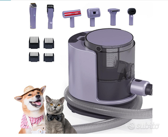 aspirapolvere per animali domestici con 6 testine