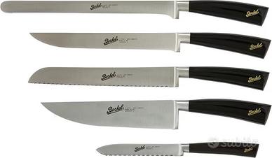 Berkel - Elegance Set Chef 5 Coltelli  Nero, Rosso