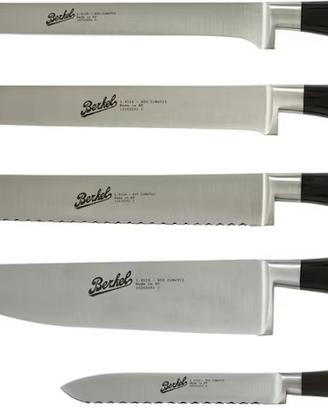 Berkel - Elegance Set Chef 5 Coltelli  Nero, Rosso