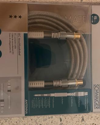 Cavo antenna TV Schwaiger 5 m – schermato 110 dB