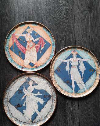 Tre piatti di ceramica Rometti Ø 25cm