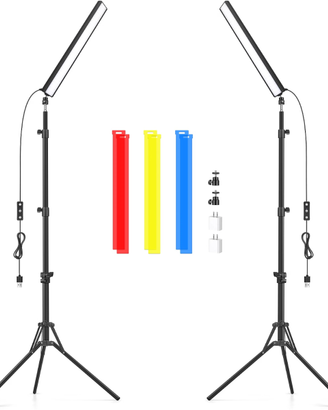 Kit 2 Luci LED Obeamiu con Treppiedi 160 cm