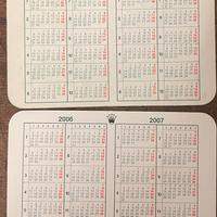 Calendari Libretti Rolex Submariner Seadweller