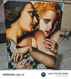Olio su tela Copia d'autore Tamara de Lempicka Le