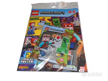 Lego MINECRAFT n°5  Agosto 2022 + MINATORE CREEPER