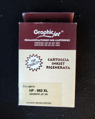cartuccia HP 953 XL magenta rigenerata GraphicJet