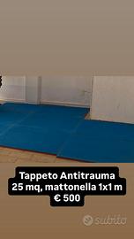 Tappeto antitrauma tatami 25mq