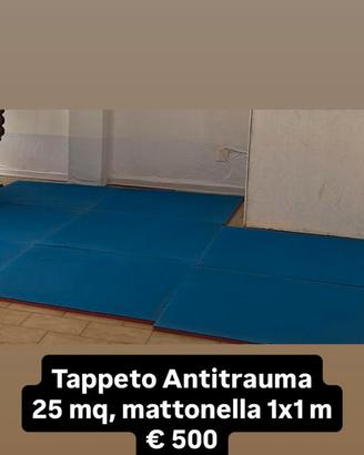 Tappeto antitrauma tatami 25mq