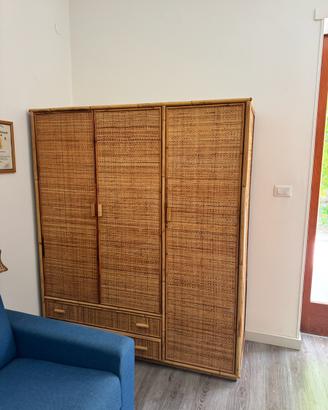 Armadio in rattan
