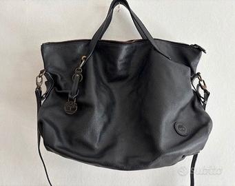 Borsa nera in pelle Timberland nuova
