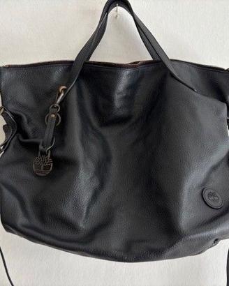 Borsa nera in pelle Timberland nuova