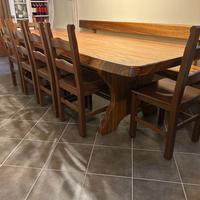 tavolo 12/14 posti in legno massello