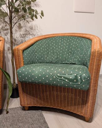 Poltrona da esterno in rattan 