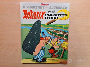 Fumetto vintage Asterix e il falcetto d'oro