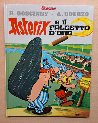 Fumetto vintage Asterix e il falcetto d'oro