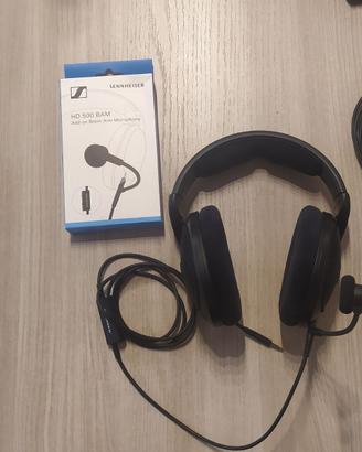 Sennheiser HD560S con microfono HD 500 BAM