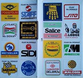 Stickers vintage rivista Motocross