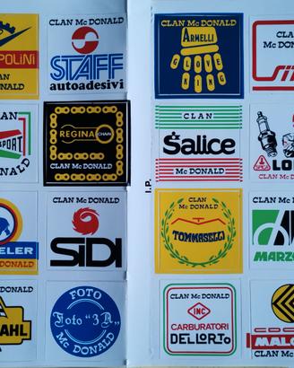 Stickers vintage rivista Motocross