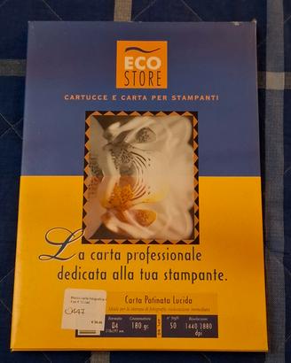 Carta A4 Fotografica Patinata Lucida Stampa