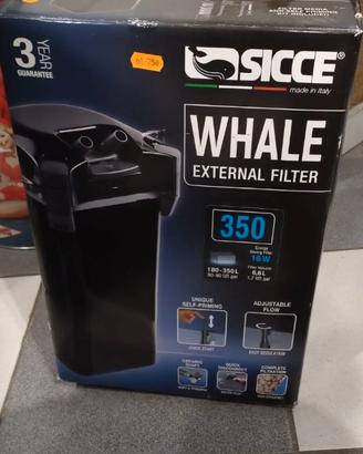 Filtro esterno Whale 350 per acquario/laghetto