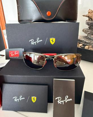 Ray-Ban Scuderia Ferrari RB3819M Nuovi Polarizzati
