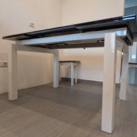 Tavolo allungabile vetro temperato 