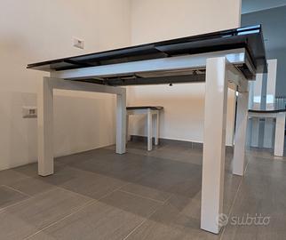 Tavolo allungabile vetro temperato 