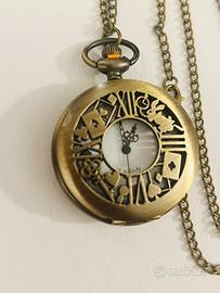 Orologio da tasca Vintage Alice in Wondertime