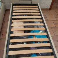lettino singolo con contenitore