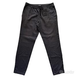 BASICON Pantalone uomo grigio con fantasia tweed