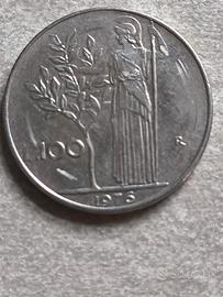 moneta rara Lira Italiana da 100 Lire
