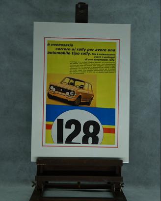 Stampa Pubblicitaria Fiat Tipo Rally ‘71