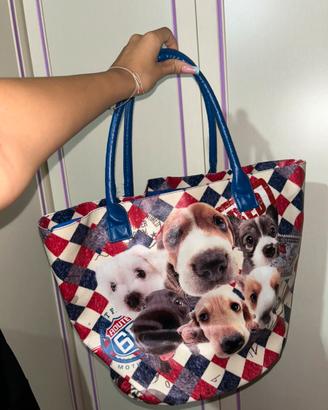 Borsa Shopper fantasia Cagnolini