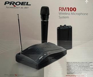 Microfono Proel RM 100 wireless