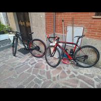  MTB + BICI DA CORSA TAGLIA M