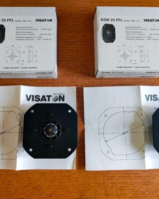 coppia tweeter Visaton DSM 25 FFL