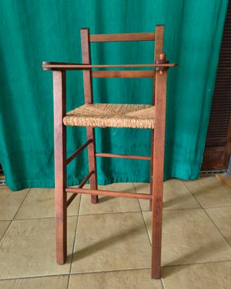 Seggiolone in legno