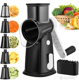 Grattugia manuale per formaggio e verdure 5 lame