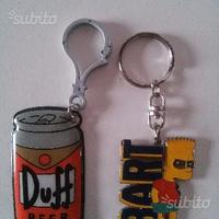 The simpsons e birra duff portachiavi