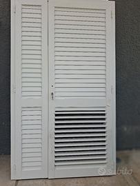 PERSIANA PORTA FINESTRA IN ALLUMINIO CON CHIUSURA