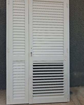 PERSIANA PORTA FINESTRA IN ALLUMINIO CON CHIUSURA