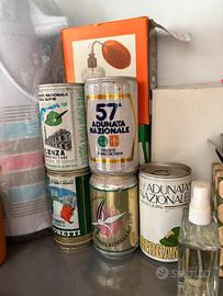 Lattine da collezione adunate Alpini