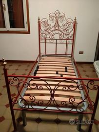 Letto vintage in ferro battuto