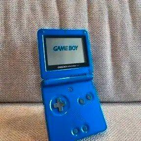 Nintendo Game Boy Advance SP Blu + Caricatore