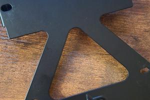 porta targa pieghevole aerox/stalker